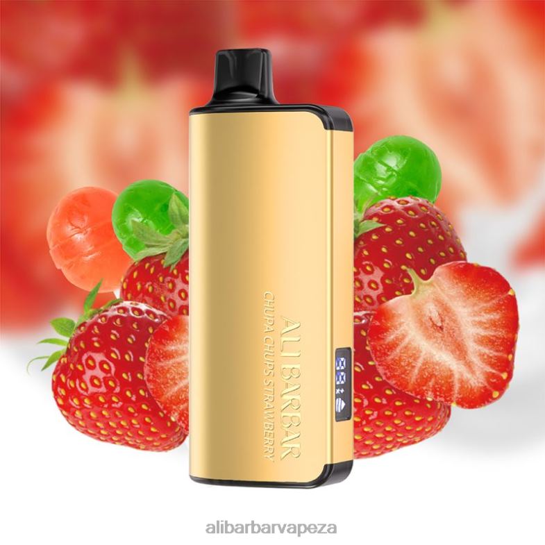 Alibarbar Ingot 20000 Disposable Vape Chupa Chups Strawberry XVP0X34 - Alibarbar Vape Price