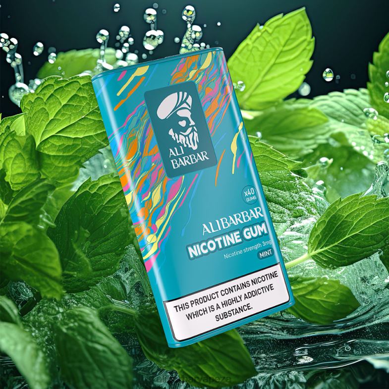 Alibarbar Nicotine Gum Apple XVP0X98 - Alibarbar Vape Review