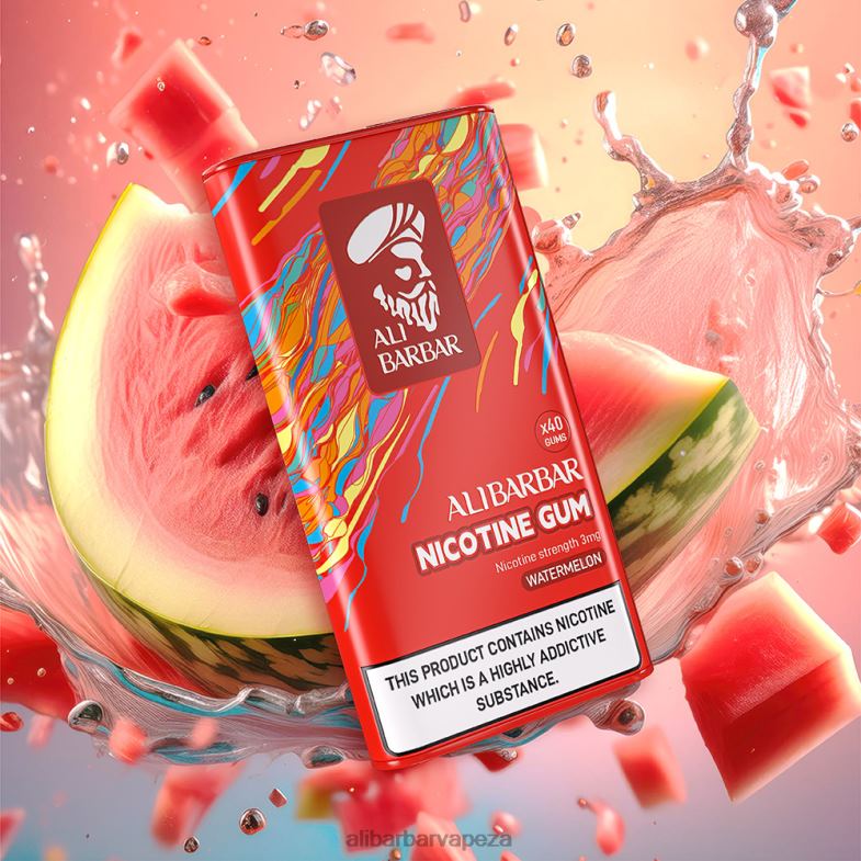 Alibarbar Nicotine Gum Guava XVP0X100 - Alibarbar Vape Nicotine Content