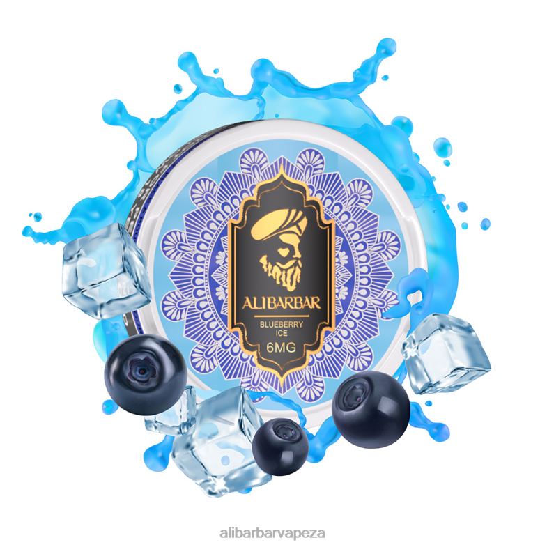 Alibarbar Nicotine Pouches Grape Ice XVP0X85 - Alibarbar Vape Nicotine Content
