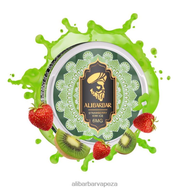 Alibarbar Nicotine Pouches Strawberry Kiwi Ice XVP0X91 - Alibarbar Vape South Africa