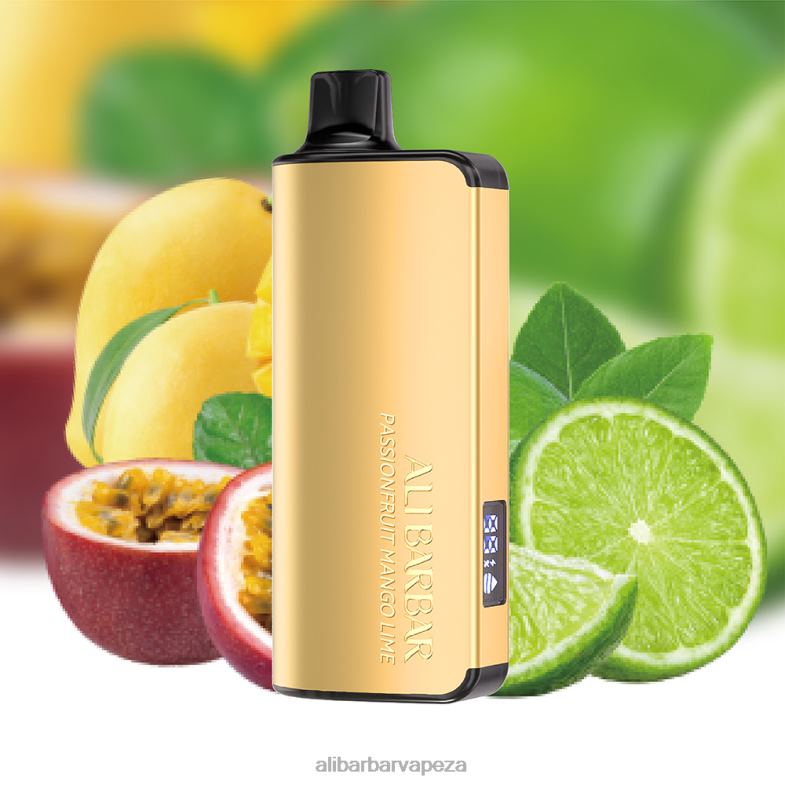 Alibarbar Ingot 9000 Disposable Vape Passionfruit Mango Lime XVP0X22 - Alibarbar Vape Flavours